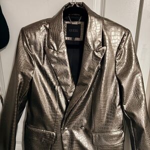 GUESS silver blazer - WORN ONCE